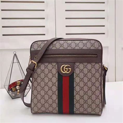 gucci supreme bag mens|gucci ophidia 3 zipper bag.